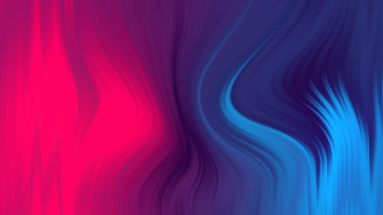 A background of swirling shades of pink and blue